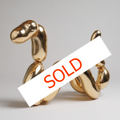 This The Serpent Spoke - Metallic Balloon Snake Sculpture